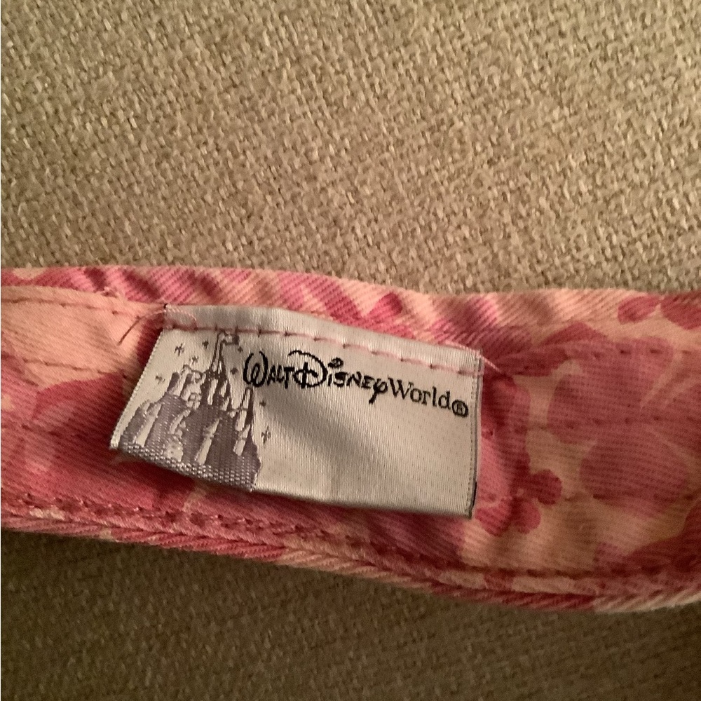 Disneyland resort, pink floral Mickey Mouse visor - Picture 5 of 7